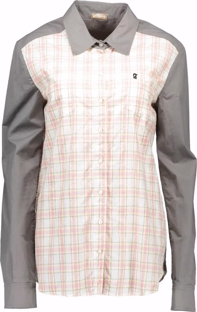 John Galliano Grigio Cotton Women's Shirt