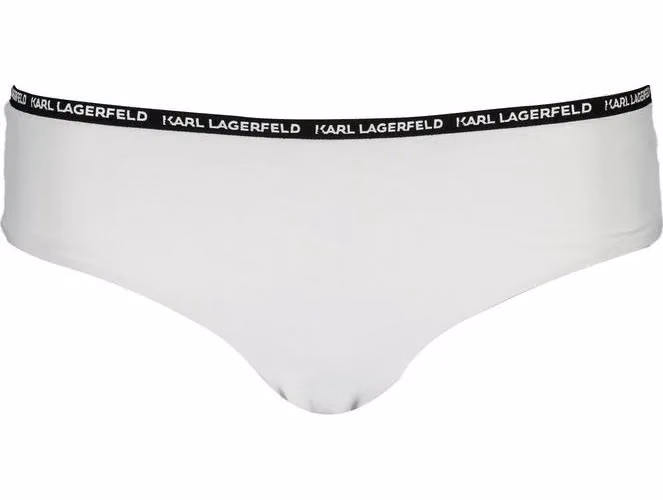 Karl Lagerfeld White Polyamide Women's Swim Brief