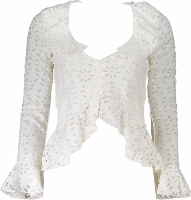 Desigual Bianco Cotton Women Blouse