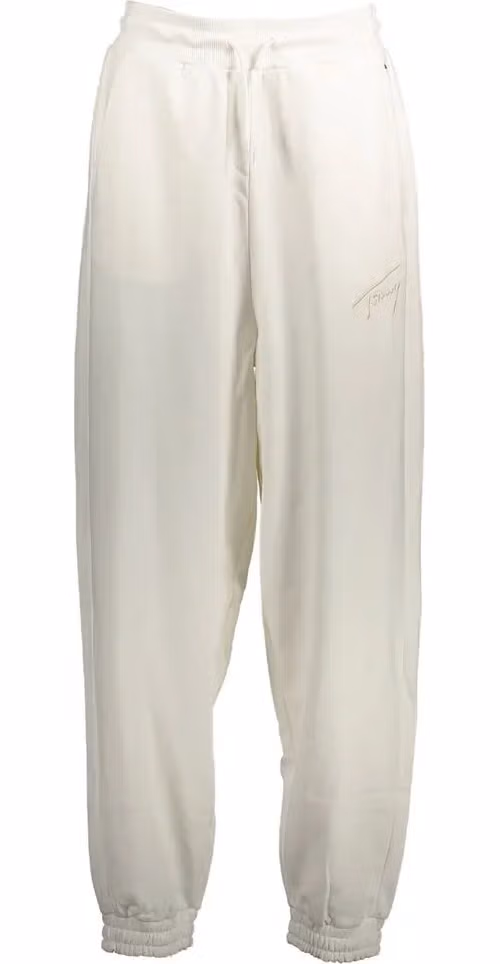 Tommy Hilfiger White Cotton Women's Sweatpant