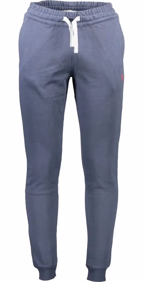 U.S. POLO ASSN. Blue Cotton Men's Trouser