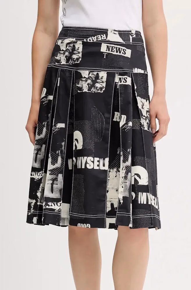 Desigual Black Cotton Women's Skirt