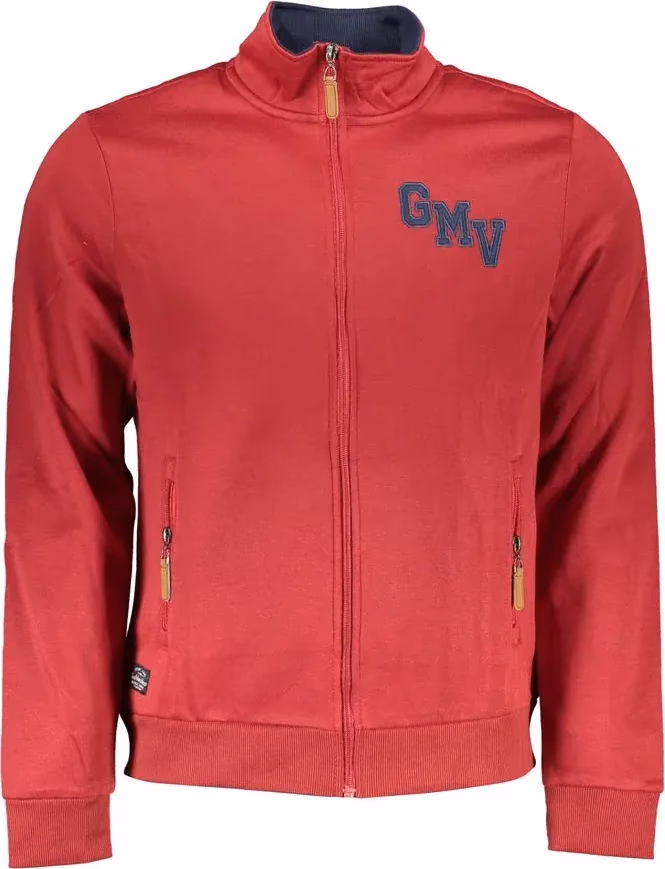 Gianmarco Venturi Red Polyester Men Sweatshirt