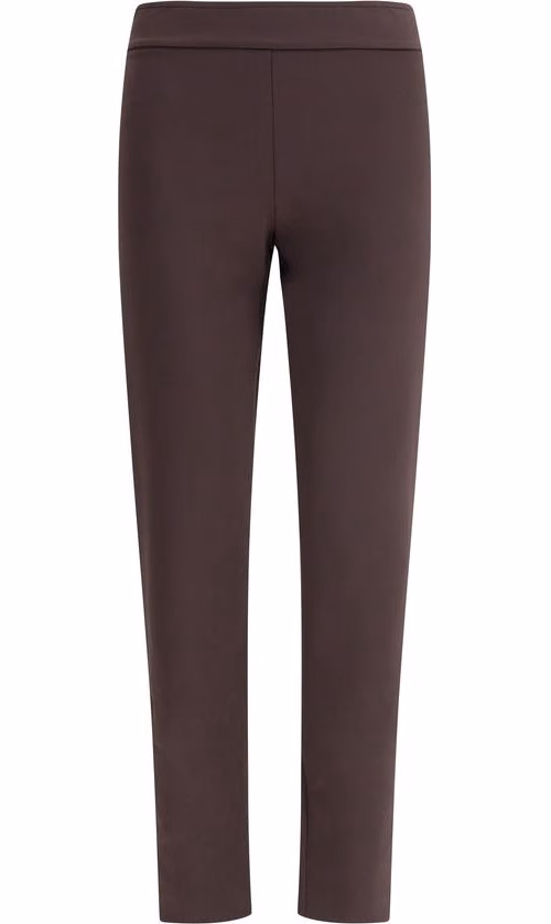 Avenue Montaigne Brown Polyamide Casual Pants