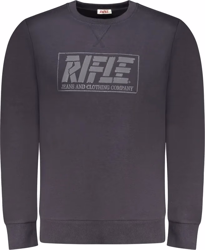 Rifle Blue Cotton Men Sweatshirt