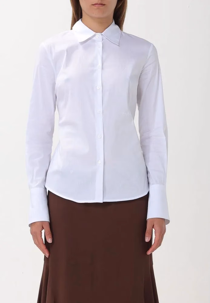 PINKO White Cotton Dress Shirt