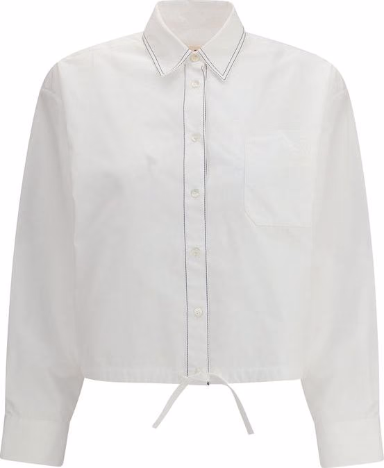 Marni White Cotton Shortsleeve Shirt