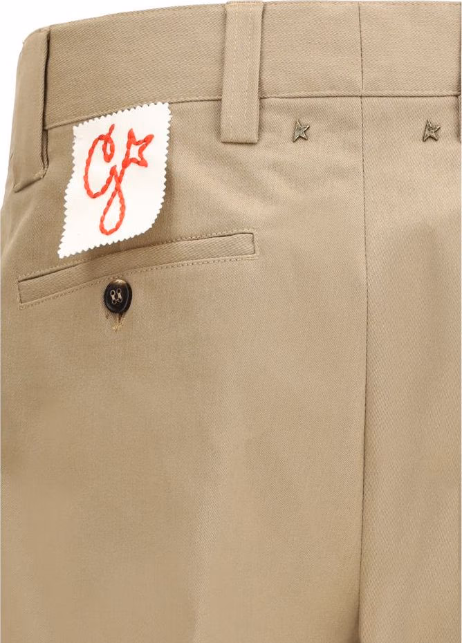 Golden Goose Beige Cotton Chino Pants