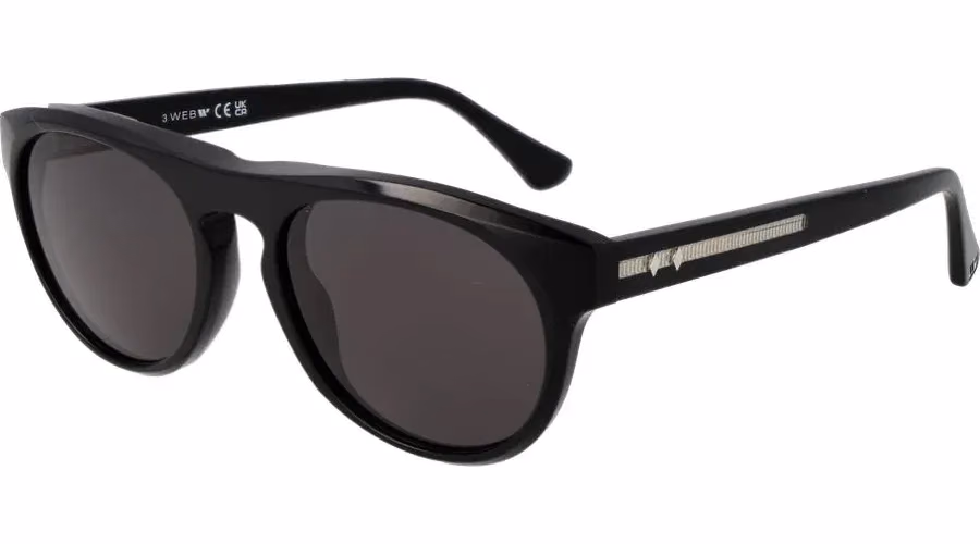 Web Black Acetate Sunglasses